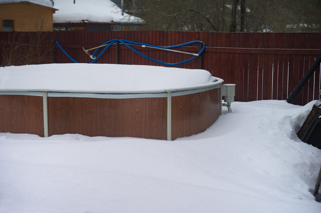Is Your Above-Ground Pool Safe in a Snowstorm?